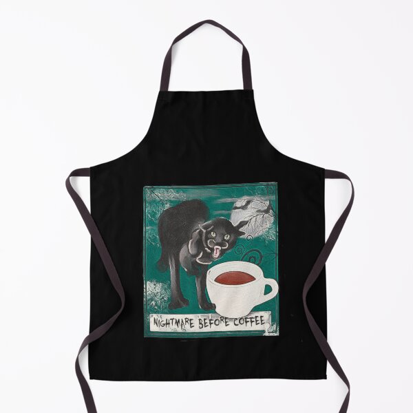 Item preview, Nightmare before coffee cat. designed and sold by faztheartnoob.