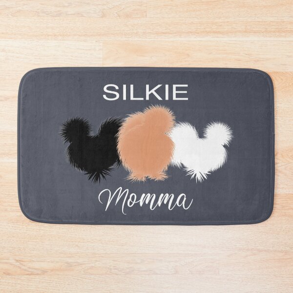 Item preview, Silkie Momma, Adorable Black White and Buff Silkie Chickens designed and sold by Cute Designs Shop.