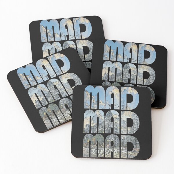 Item preview, Madrid, Spain MAD Cityscape Repeating Pattern designed and sold by CrabbyLobster.