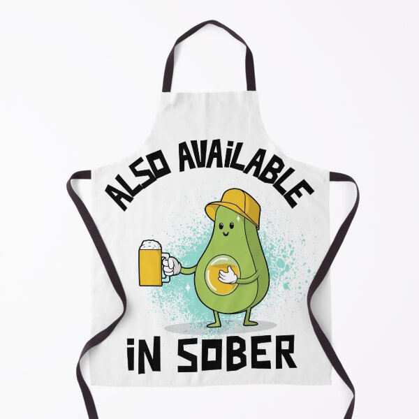 Item preview, Also Available In Sober, Funny Avacado and beer Lovers Gift designed and sold by BigJackTees.
