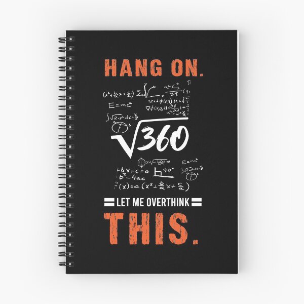 Item preview, Hang On Let Me Overthink This Math Mathematician Mathematics School Addition Multiply Divide Student Teacher Design designed and sold by shirti.