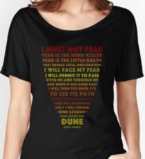 Litany Against Fear Women's Relaxed Fit T-Shirt