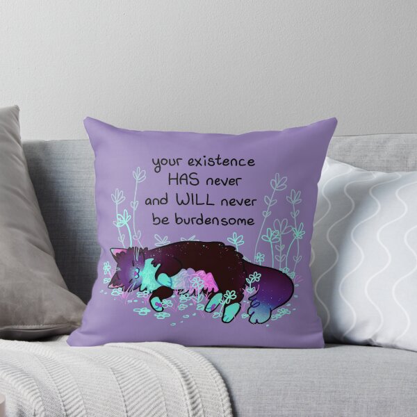 Item preview, "Your Existence" Neon Sleepy Kitty designed and sold by thelatestkate.