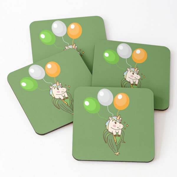 Item preview, St. Patrick Flying Unicorn designed and sold by Windmill Wildflowers.