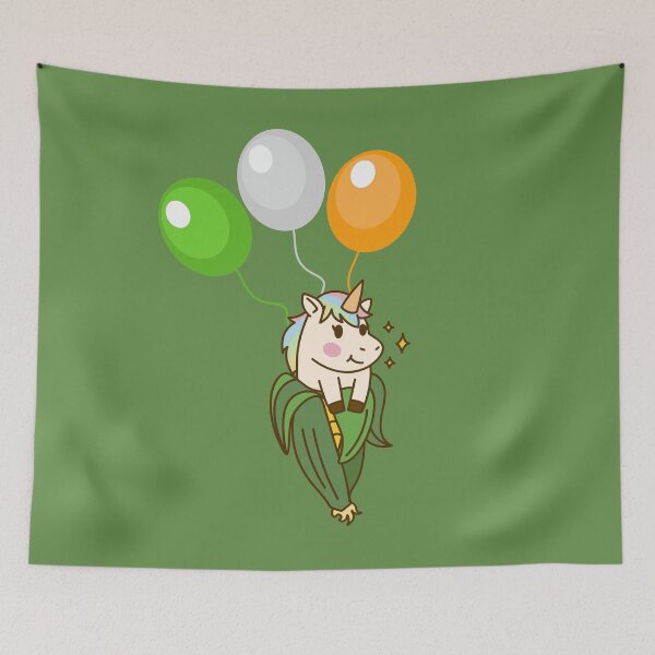 Item preview, St. Patrick Flying Unicorn designed and sold by Windmill Wildflowers.