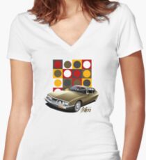 T-shirt Car Art - Citroen SM Women's Fitted V-Neck T-Shirt
