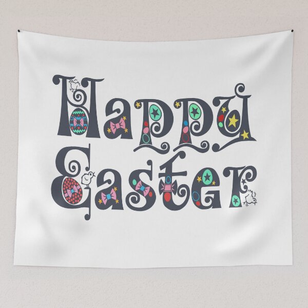Item preview, Copy of Playful Colorful Retro Happy Easter Typography designed and sold by Hommie9977.
