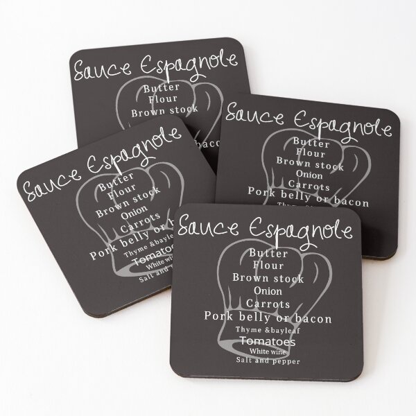 Item preview, Sauce espagnole recipe t-shirt, cuisine, culinary, gastronomy, gifts for chefs designed and sold by Cheffsspecials.