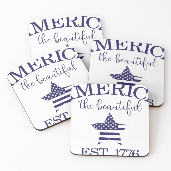 Item preview, America the beautiful est. 1776 designed and sold by TCsTeesNMore.