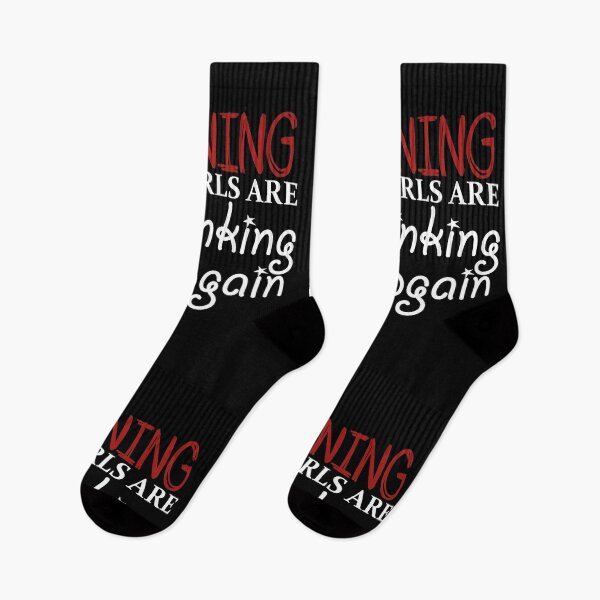 Item preview, Warning The Girls are Drinking Again Casual Funny Graphic for GIRLS designed and sold by ART-SOUF.