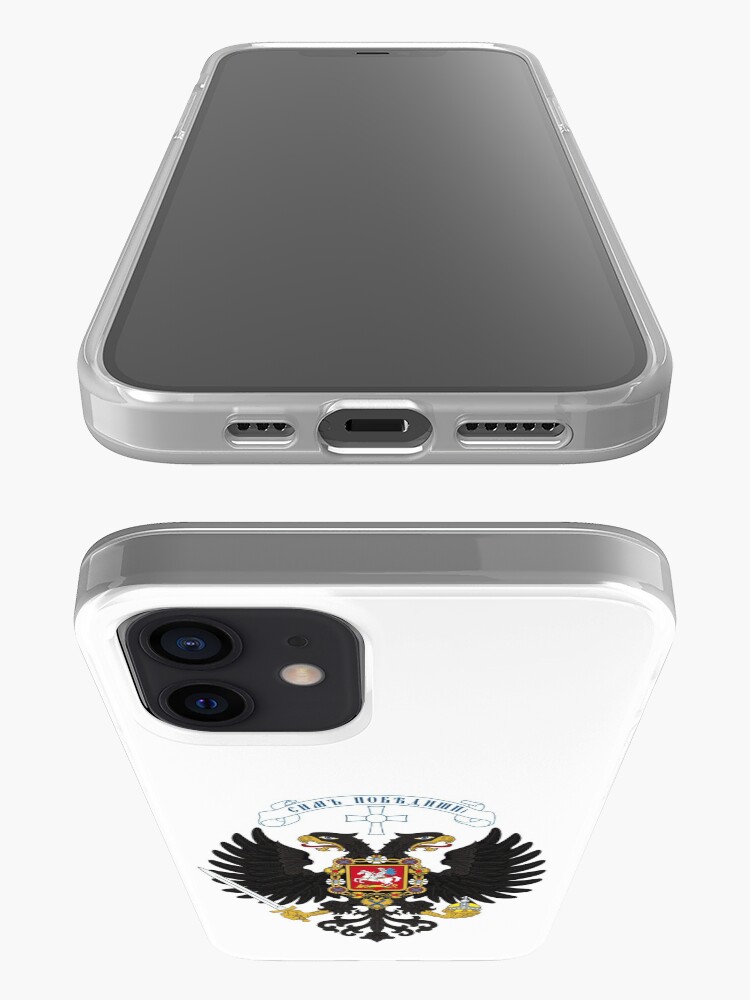 Alternate view of Coat of arms project for the Russian State, used by the governments of Alexander Kolchak and Anton Denikin iPhone Case