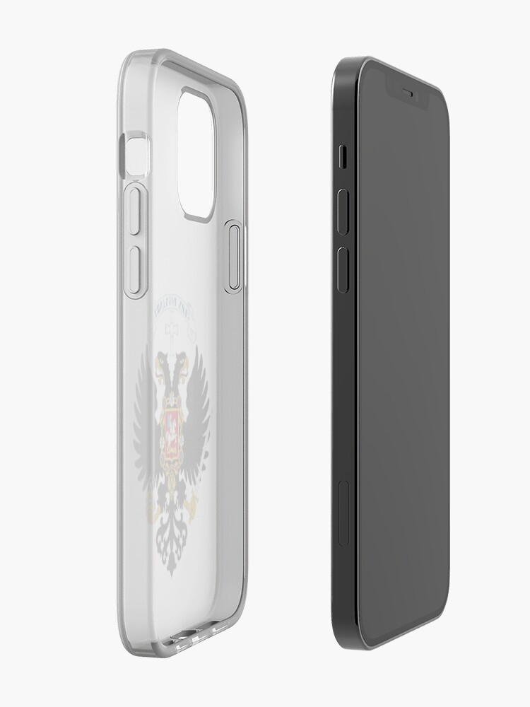 Alternate view of Coat of arms project for the Russian State, used by the governments of Alexander Kolchak and Anton Denikin iPhone Case