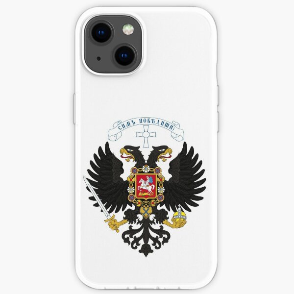 Coat of arms project for the Russian State, used by the governments of Alexander Kolchak and Anton Denikin iPhone Soft Case