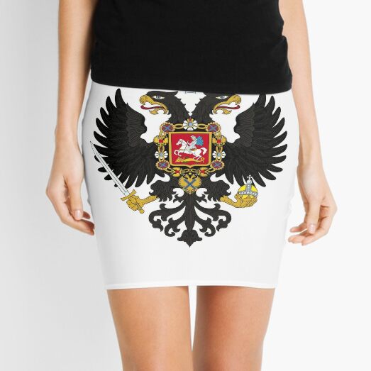 Coat of arms project for the Russian State, used by the governments of Alexander Kolchak and Anton Denikin Mini Skirt