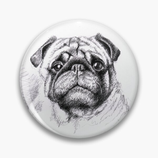 Item preview, The Pug - Der Mops designed and sold by Arts & Dogs.
