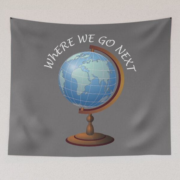 Item preview, globe of the world where we go next designed and sold by mashmosh.