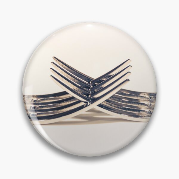 Item preview, Silver forks crossing in the middle designed and sold by StencilMyst ..
