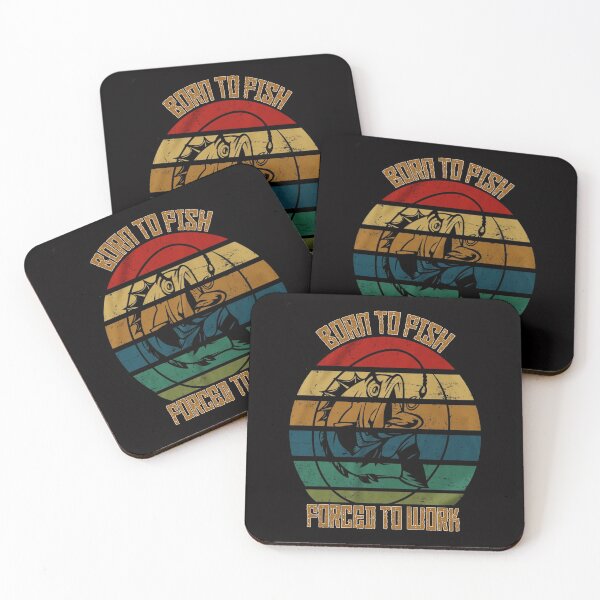 Item preview, BORN TO FISH FORCED TO WORK COLLECTION designed and sold by JRM Tees & More Store.