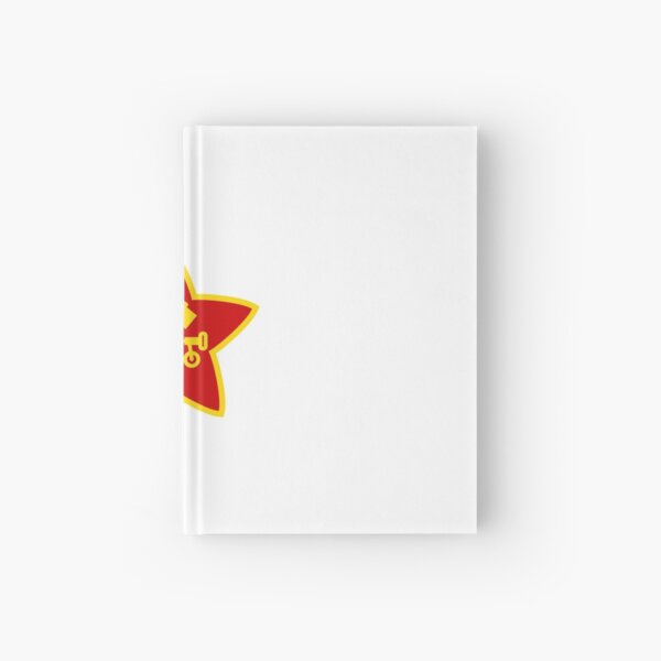 Soviet Red Army insignia used on Hat Badges and Flags Hardcover Journal
