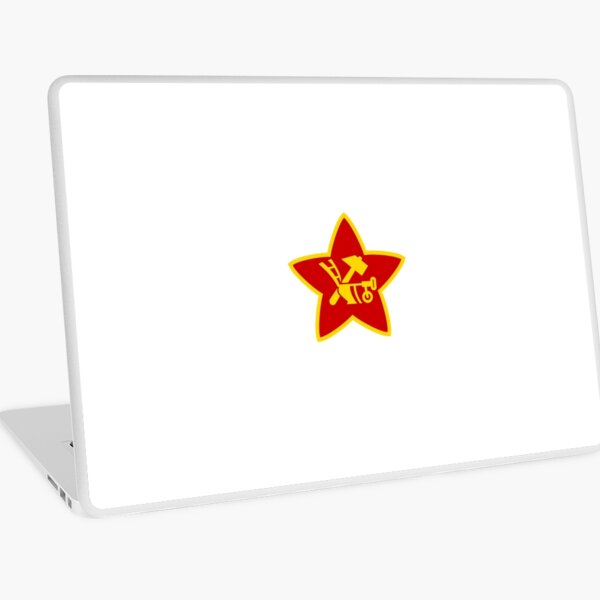 Soviet Red Army insignia used on Hat Badges and Flags Laptop Skin