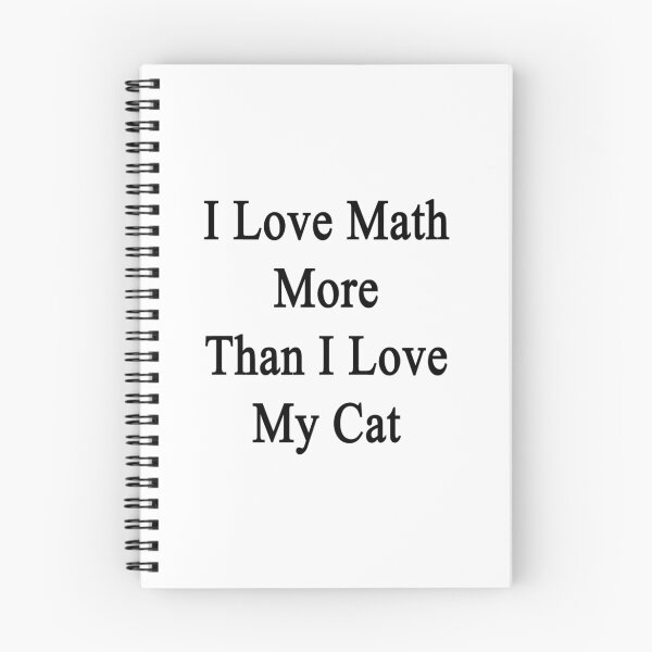 Item preview, I Love Math More Than I Love My Cat  designed and sold by supernova23.