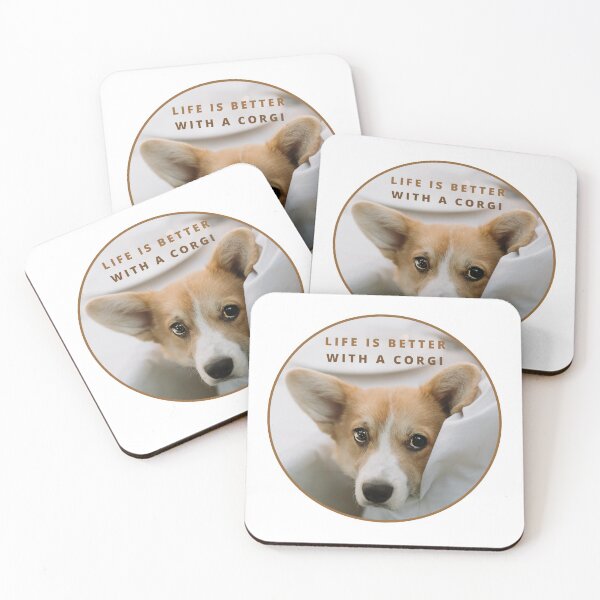 Artikelvorschau, Mit einem Corgi ist das Leben besser entworfen und verkauft von Pixelmatrix.