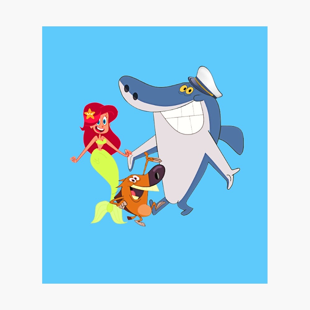 Zig And Sharko Marina Mermaid Poster By Yoopykidskarina Redbubble