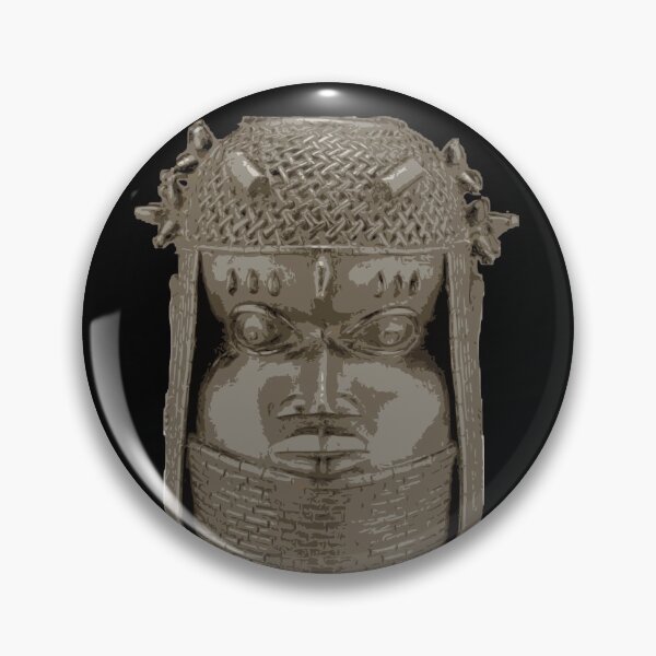 Item preview, Commemorative head of a Benin king designed and sold by Menilek.