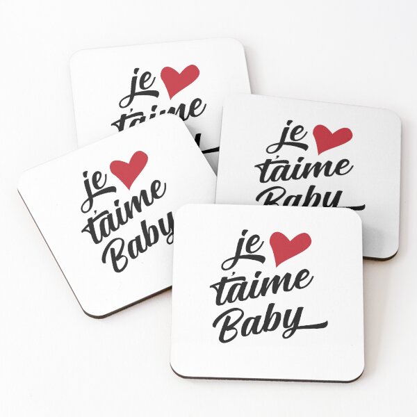 Item preview, Je T'aime Baby | Te amo cariño designed and sold by TooFrenchClub.