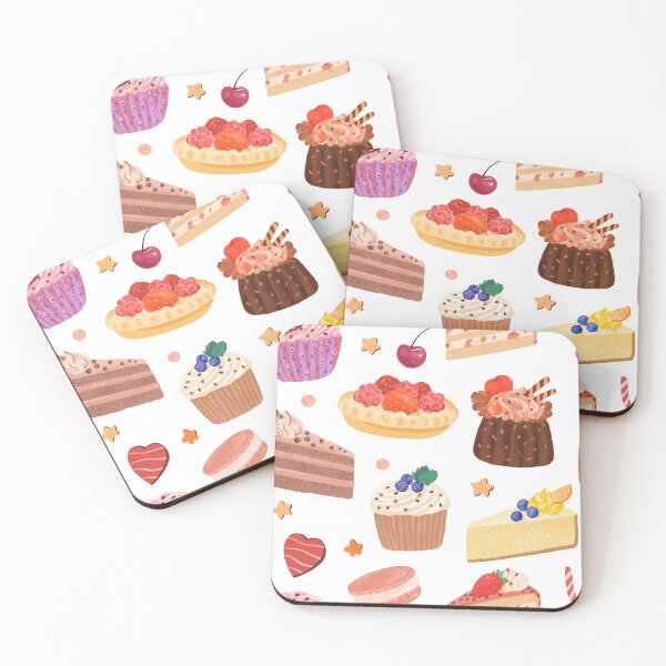 Item preview, Cakes & Sweets Pattern designed and sold by Fauxfell.