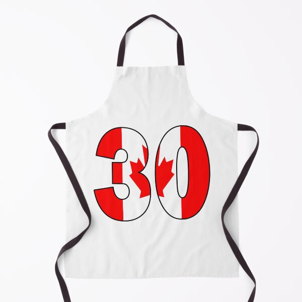 Item preview, Number 30 with Canadian flag on the background designed and sold by AllShirts21.