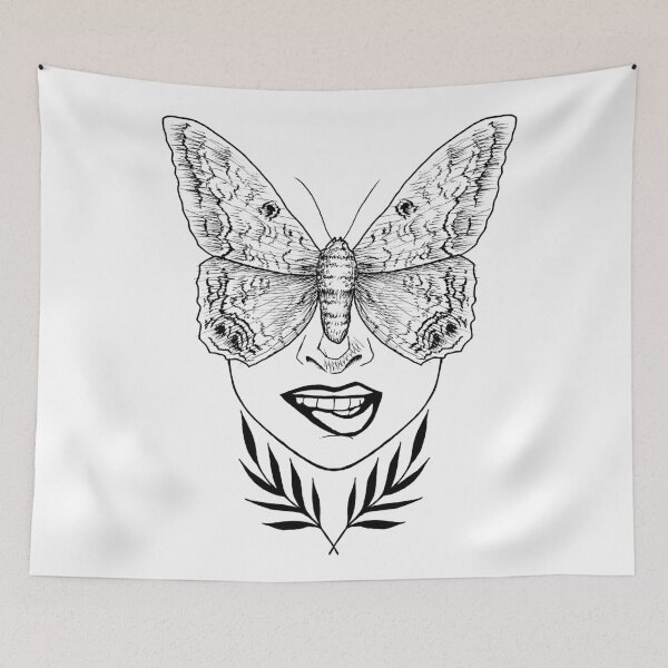 Item preview, moth girl designed and sold by rcarts.