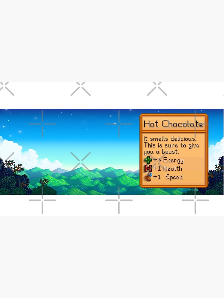 Stardew valley hot chocolate by DinoScourge