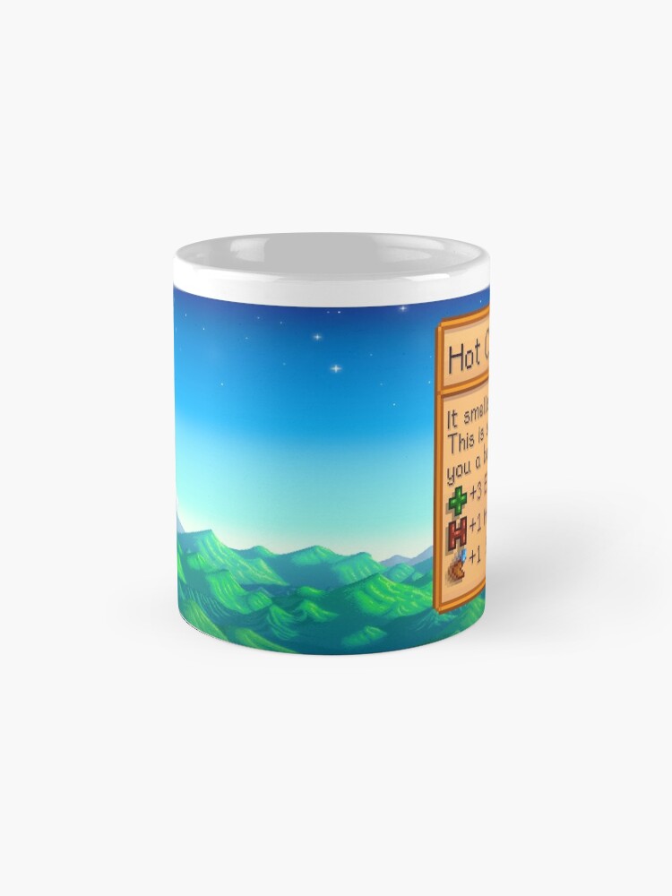 Alternate view of Stardew valley hot chocolate Coffee Mug