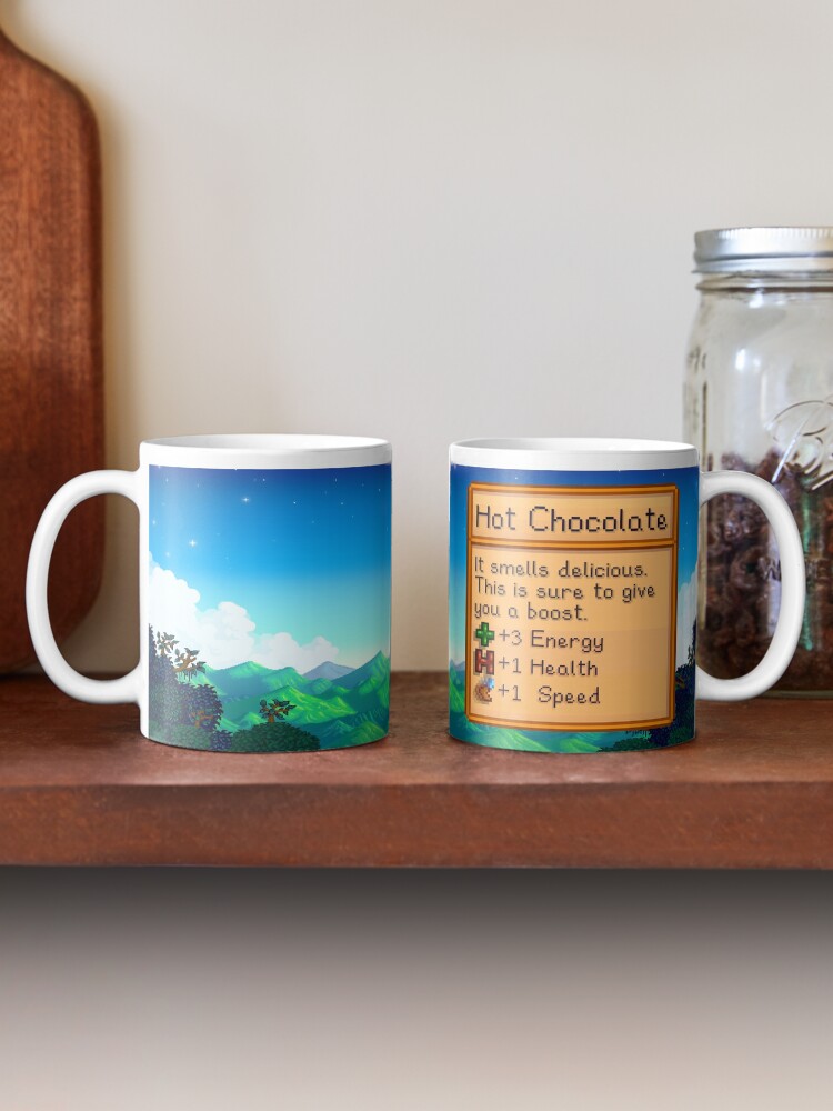 Alternate view of Stardew valley hot chocolate Coffee Mug