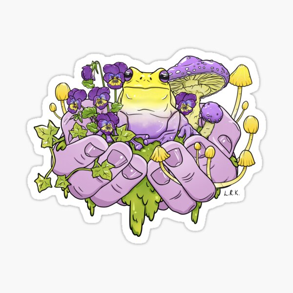 Pride Frog Stickers – Medusa Gothic