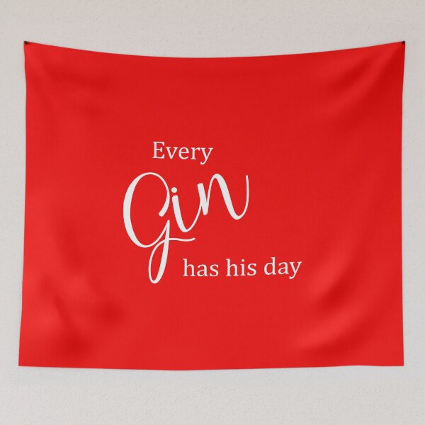 Item preview, Every Gin has his day white designed and sold by newtralic.