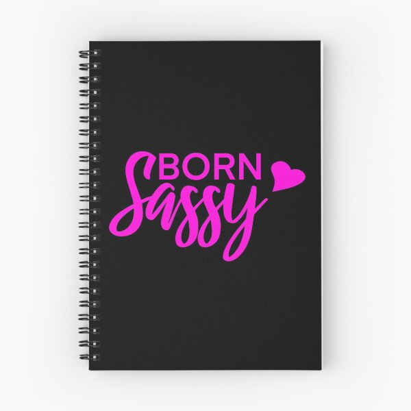 Item preview, Hot Pink Born Sassy with Pink Heart designed and sold by Cute Designs Shop.