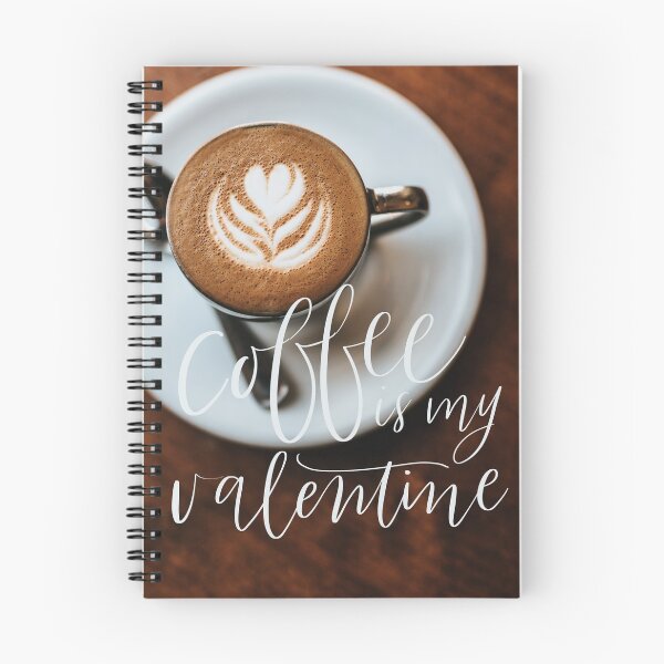 Aperçu de l'œuvre Le café est mon cadeau de Saint-Valentin pour les amateurs de café créée et vendue par Calligrapher66.