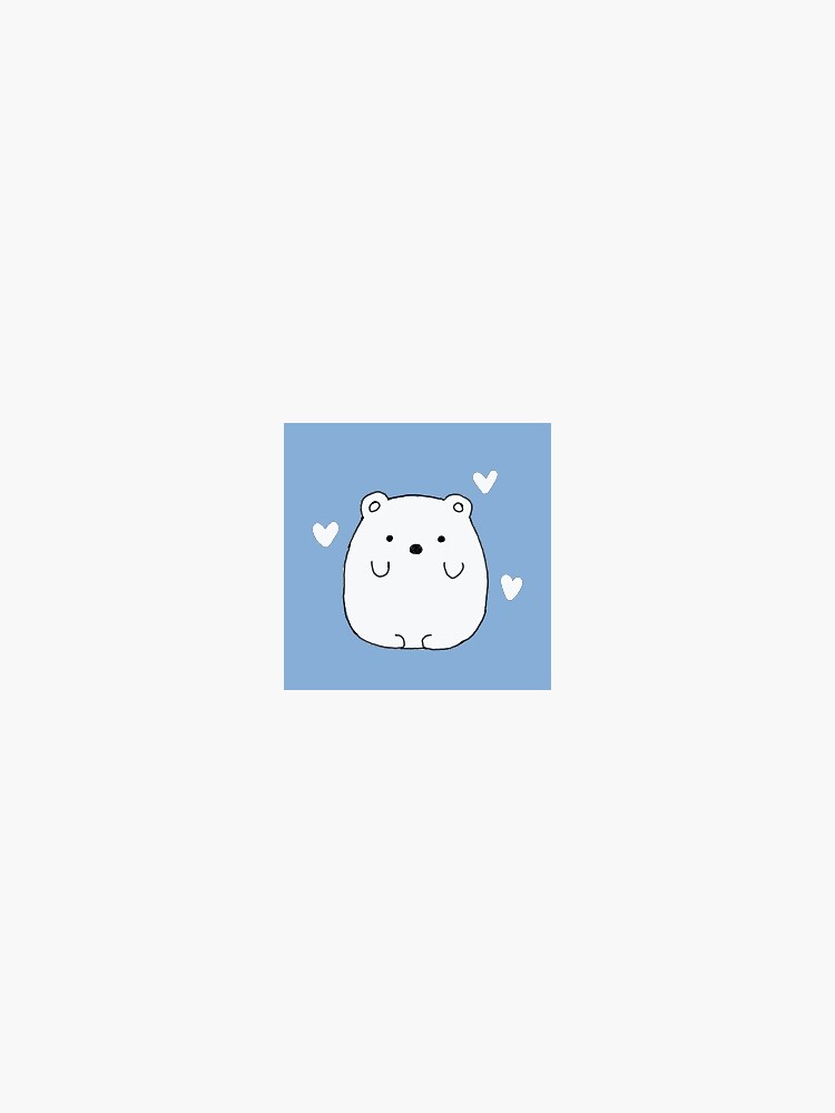 Thumbnail 3 of 3, Sticker, icy bear designed and sold by Multiminjae.