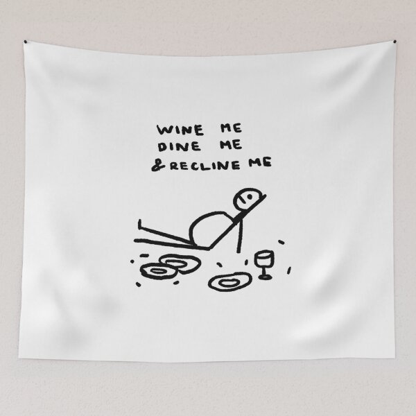 Item preview, Wine Me, Dine Me and Recline Me designed and sold by 4naans.
