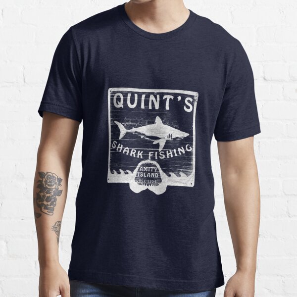 Quints Shark Fishing Essential T-Shirt for Sale by The Aloof