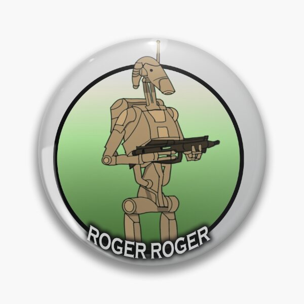 Item preview, Roger Roger Battle Droid designed and sold by daniloramirezcr.