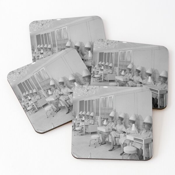 Item preview, Beauty Salon, Black and White, Vintage Wall Art designed and sold by modernretro.