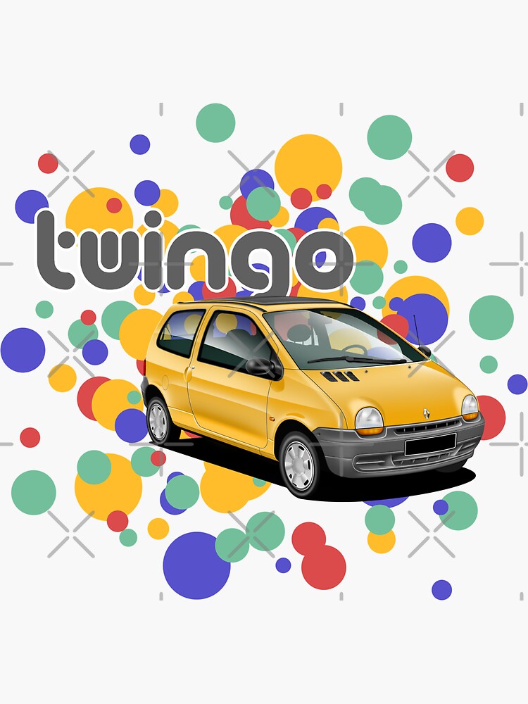 Pegatinas Renault Twingo Adhesivo Auto ref75 Autoadhesivo Coche Logo 