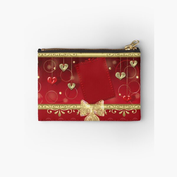 Item preview, Red frame with hearts and elements on red designed and sold by fuzzyfox.