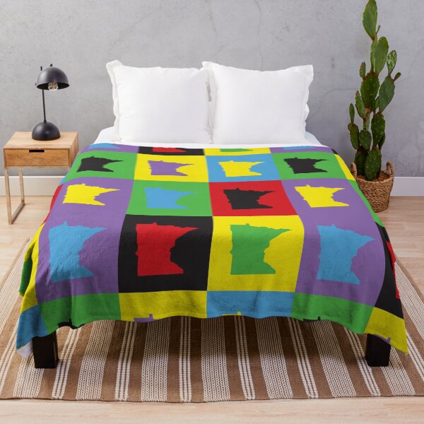 Item preview, Minnesota Pop Art Colorful Pattern designed and sold by ValeriesGallery.