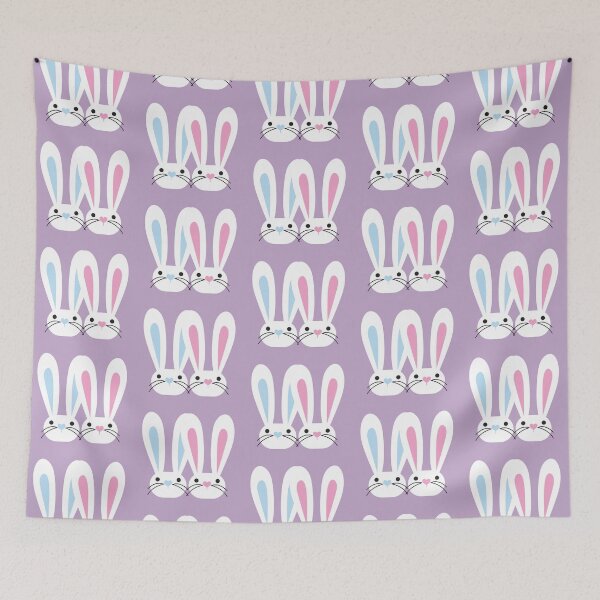 Item preview, Cute Big Ear Bunnies designed and sold by VicEllisArt.