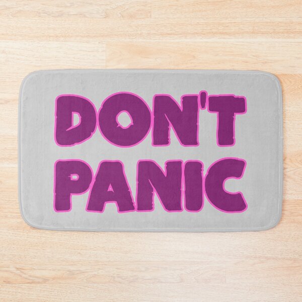 Item preview, Dont Panic - Bold And Purple designed and sold by Chubuter.