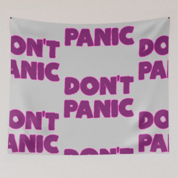 Item preview, Dont Panic - Bold And Purple designed and sold by Chubuter.